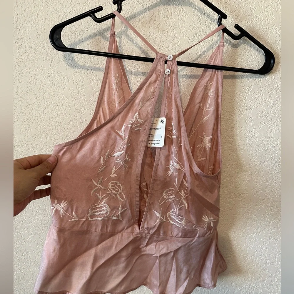NWT Free People cherry embroidered top XS - Picture 11 of 14